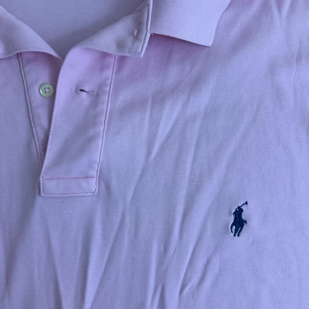 Polo Ralph Lauren Polo Shirt Pink Pony Soft Short Sleeve Performance Mens 4XLT